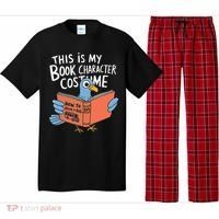 This Is My Book Character Costume Funny Pigeon Reading  Pajama Set thumb 0