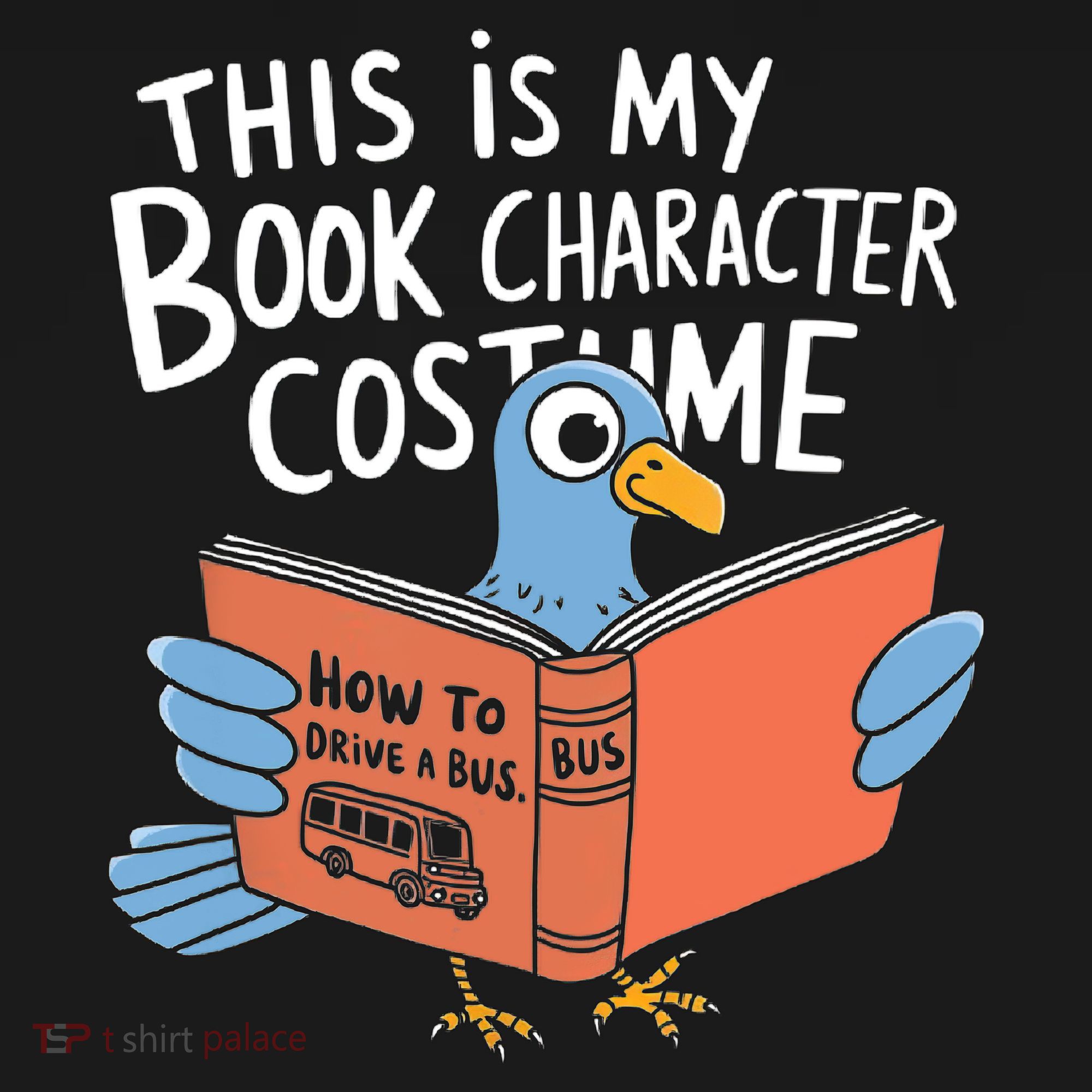 This Is My Book Character Costume Funny Pigeon Reading  Women's Hoodie