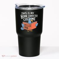 This Is My Book Character Costume Funny Pigeon Reading  Tumbler thumb 0