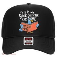This Is My Book Character Costume Funny Pigeon Reading  Hat thumb 0