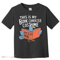 This Is My Book Character Costume Funny Pigeon Reading  Toddler T-Shirt thumb 0