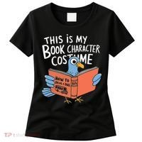 This Is My Book Character Costume Funny Pigeon Reading  Women's T-Shirt thumb 0