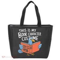 This Is My Book Character Costume Funny Pigeon Reading  Tote Bag thumb 0