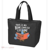 This Is My Book Character Costume Funny Pigeon Reading  Tote Bag thumb 3