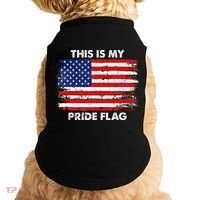 This Is My Pride Flag USA American 4th of July Patriotic Doggie Tank thumb 0