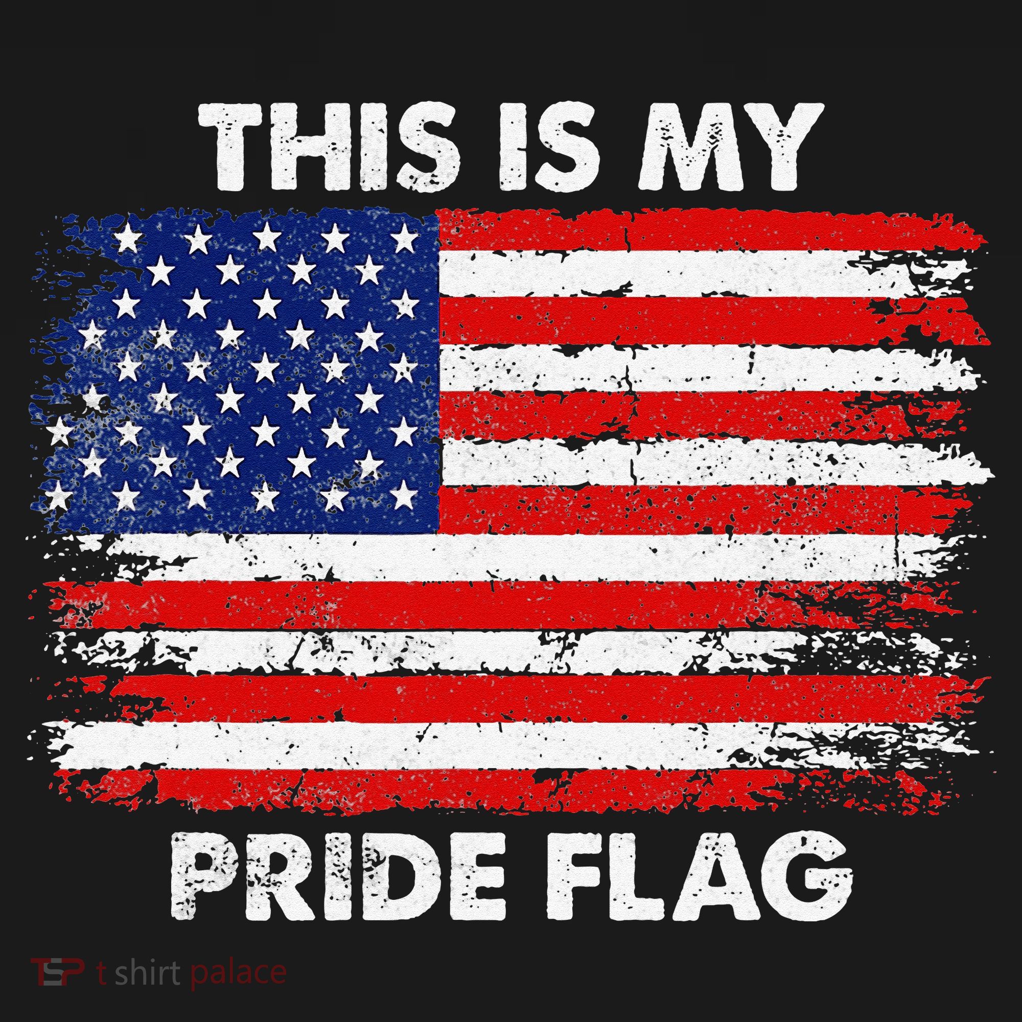This Is My Pride Flag USA American 4th of July Patriotic Apron