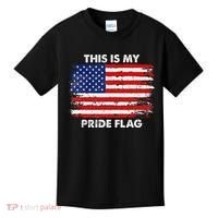 This Is My Pride Flag USA American 4th of July Patriotic Kids T-Shirt thumb 0