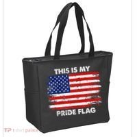 This Is My Pride Flag USA American 4th of July Patriotic Tote Bag thumb 2