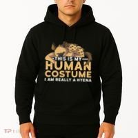 This Is My Human Costume Im Really A Hyena Halloween Cute Hoodie thumb 2