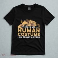 This Is My Human Costume Im Really A Hyena Halloween Cute T-Shirt thumb 5