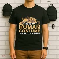 This Is My Human Costume Im Really A Hyena Halloween Cute T-Shirt thumb 6