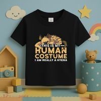 This Is My Human Costume Im Really A Hyena Halloween Cute Toddler T-Shirt thumb 3