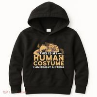 This Is My Human Costume Im Really A Hyena Halloween Cute Kids Hoodie thumb 0