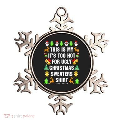 This Is My It's Too Hot For Ugly Christmas Sweaters Ornament