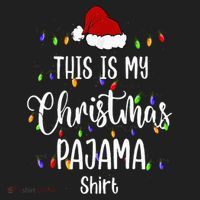 This Is My Christmas Pajama Funny Santa Xmas Holiday Women's Sweatshirt thumb 2