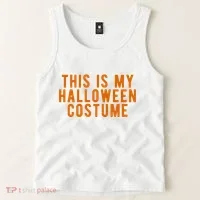 This Is My Halloween Costume Tank Top thumb 2