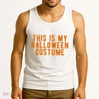 This Is My Halloween Costume Tank Top thumb 3
