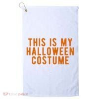 This Is My Halloween Costume Golf Towel thumb 0