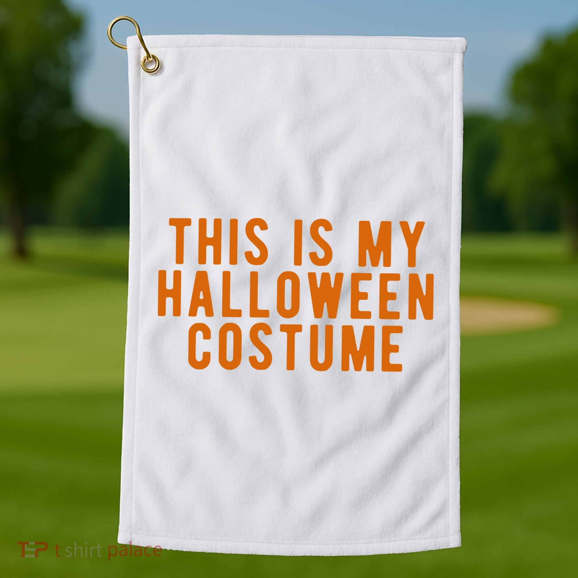 This Is My Halloween Costume Golf Towel