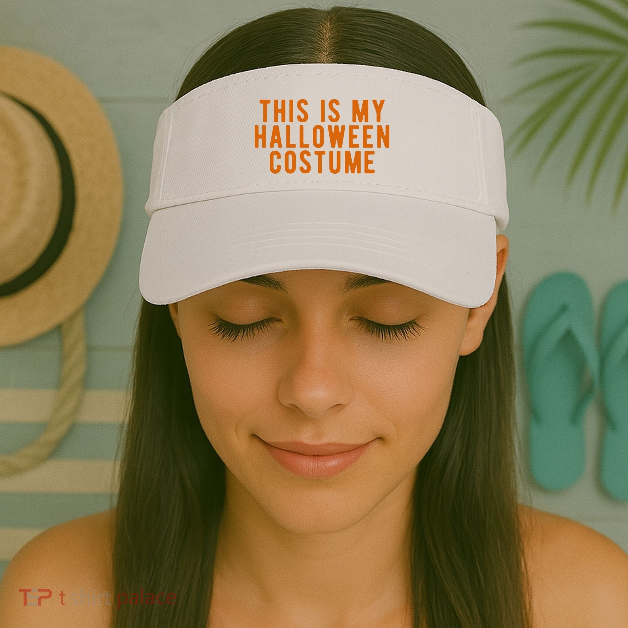 This Is My Halloween Costume Visor