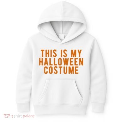 This Is My Halloween Costume Kids Hoodie