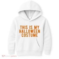 This Is My Halloween Costume Kids Hoodie thumb 0