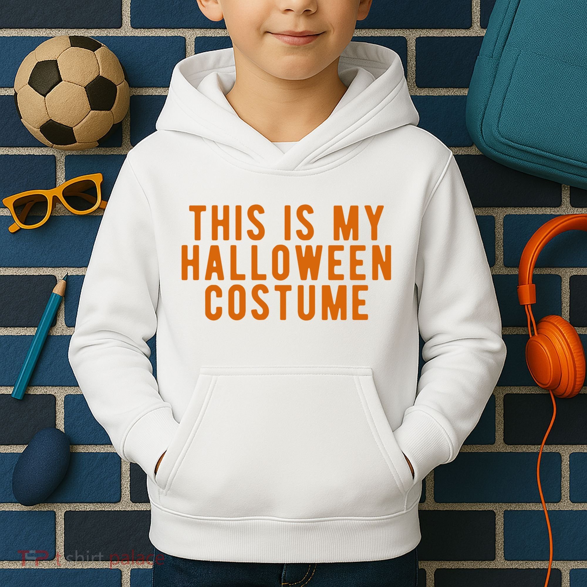 This Is My Halloween Costume Kids Hoodie