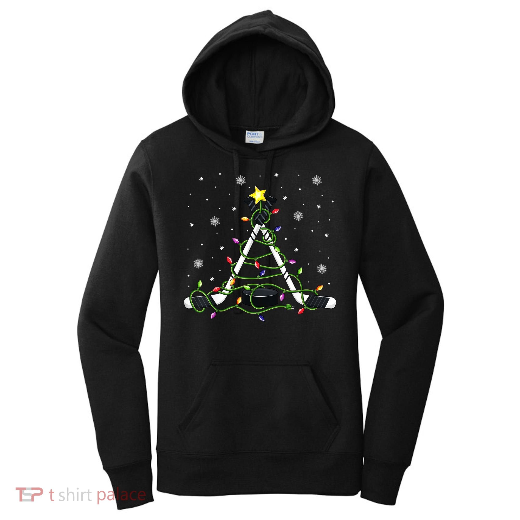 This Is My Christmas Pajama Gift Ice Hockey Xmas Boys Cool Gift Women's Hoodie