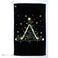 This Is My Christmas Pajama Gift Ice Hockey Xmas Boys Cool Gift Golf Towel thumb 0