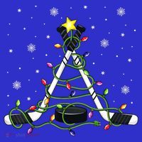 This Is My Christmas Pajama Gift Ice Hockey Xmas Boys Cool Gift Long Sleeve Shirt thumb 2