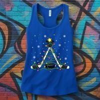 This Is My Christmas Pajama Gift Ice Hockey Xmas Boys Cool Gift Women's Tank Top thumb 3