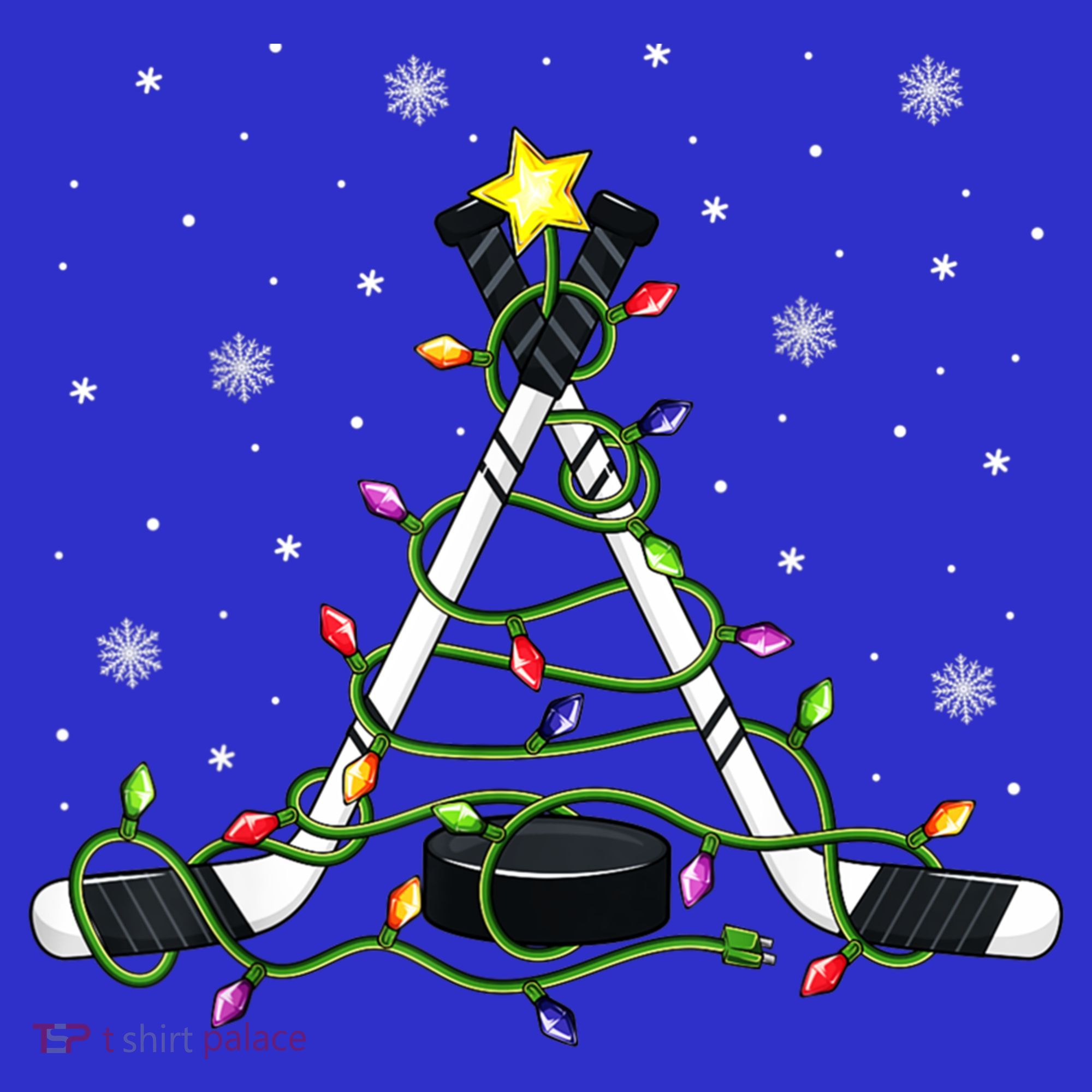 This Is My Christmas Pajama Gift Ice Hockey Xmas Boys Cool Gift Women's Tank Top