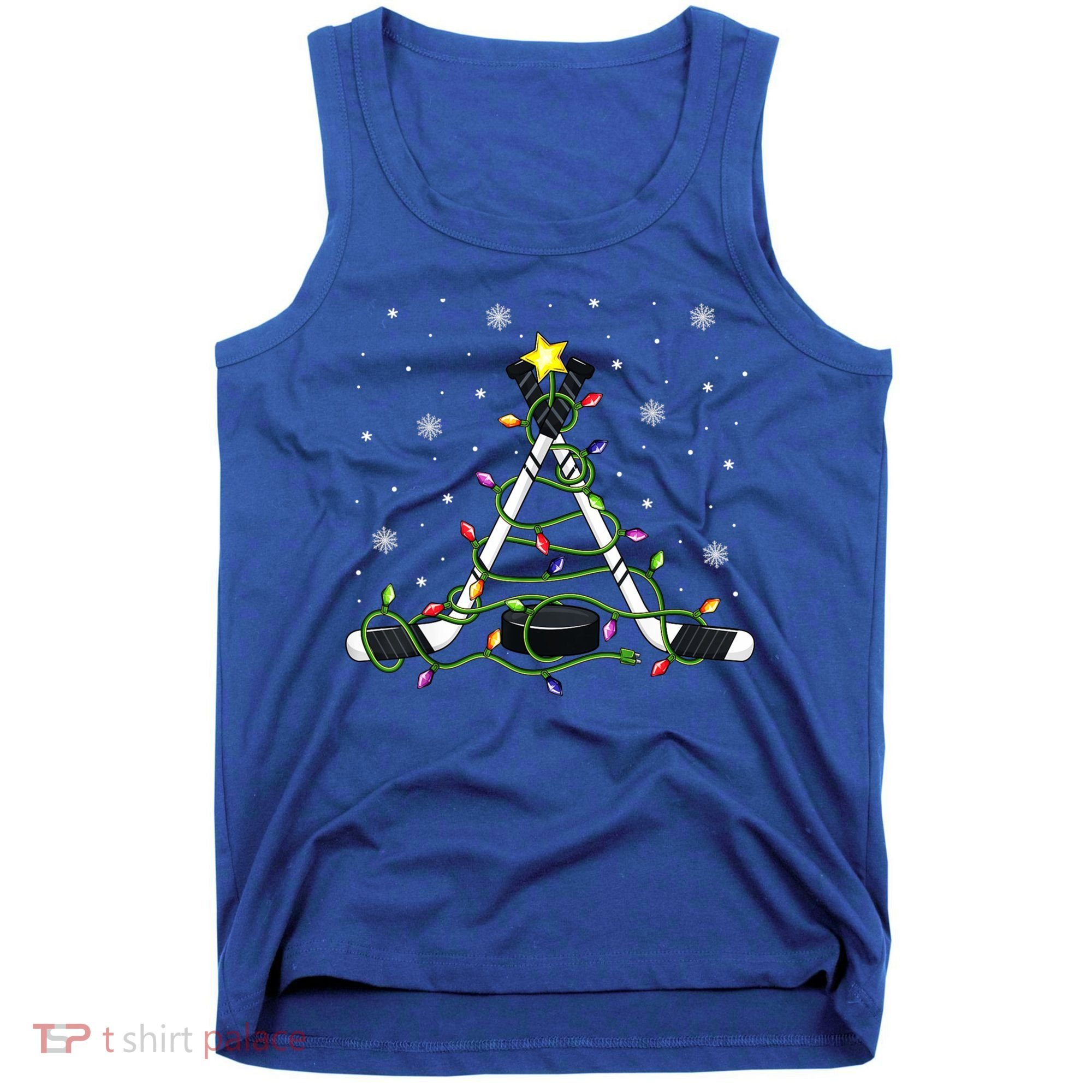 This Is My Christmas Pajama Gift Ice Hockey Xmas Boys Cool Gift Tank Top
