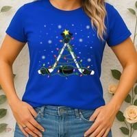 This Is My Christmas Pajama Gift Ice Hockey Xmas Boys Cool Gift Women's T-Shirt thumb 2