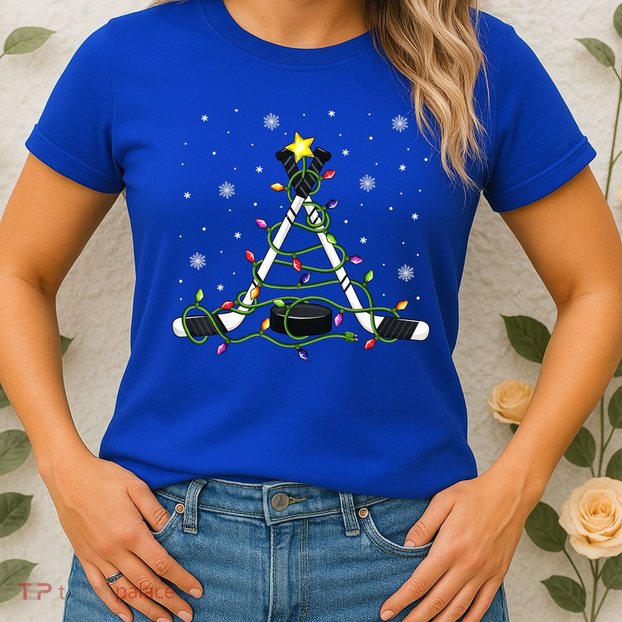 This Is My Christmas Pajama Gift Ice Hockey Xmas Boys Cool Gift Women's T-Shirt