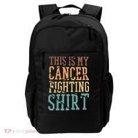 This Is My Cancer Fighting  Cancer Chemo Awareness Backpack thumb 0