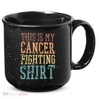 This Is My Cancer Fighting  Cancer Chemo Awareness 15oz Campfire Ceramic Mug thumb 0