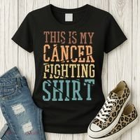 This Is My Cancer Fighting  Cancer Chemo Awareness Women's T-Shirt thumb 3
