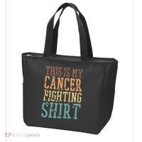 This Is My Cancer Fighting  Cancer Chemo Awareness Tote Bag thumb 3