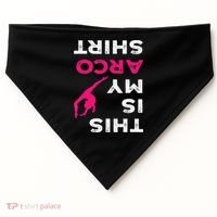 This Is My Acro  Gymnastics Gymnast Acrobatics Sport USA-Made Doggie Bandana thumb 0