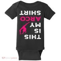 This Is My Acro  Gymnastics Gymnast Acrobatics Sport Baby Bodysuit thumb 0