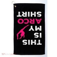 This Is My Acro  Gymnastics Gymnast Acrobatics Sport Golf Towel thumb 0