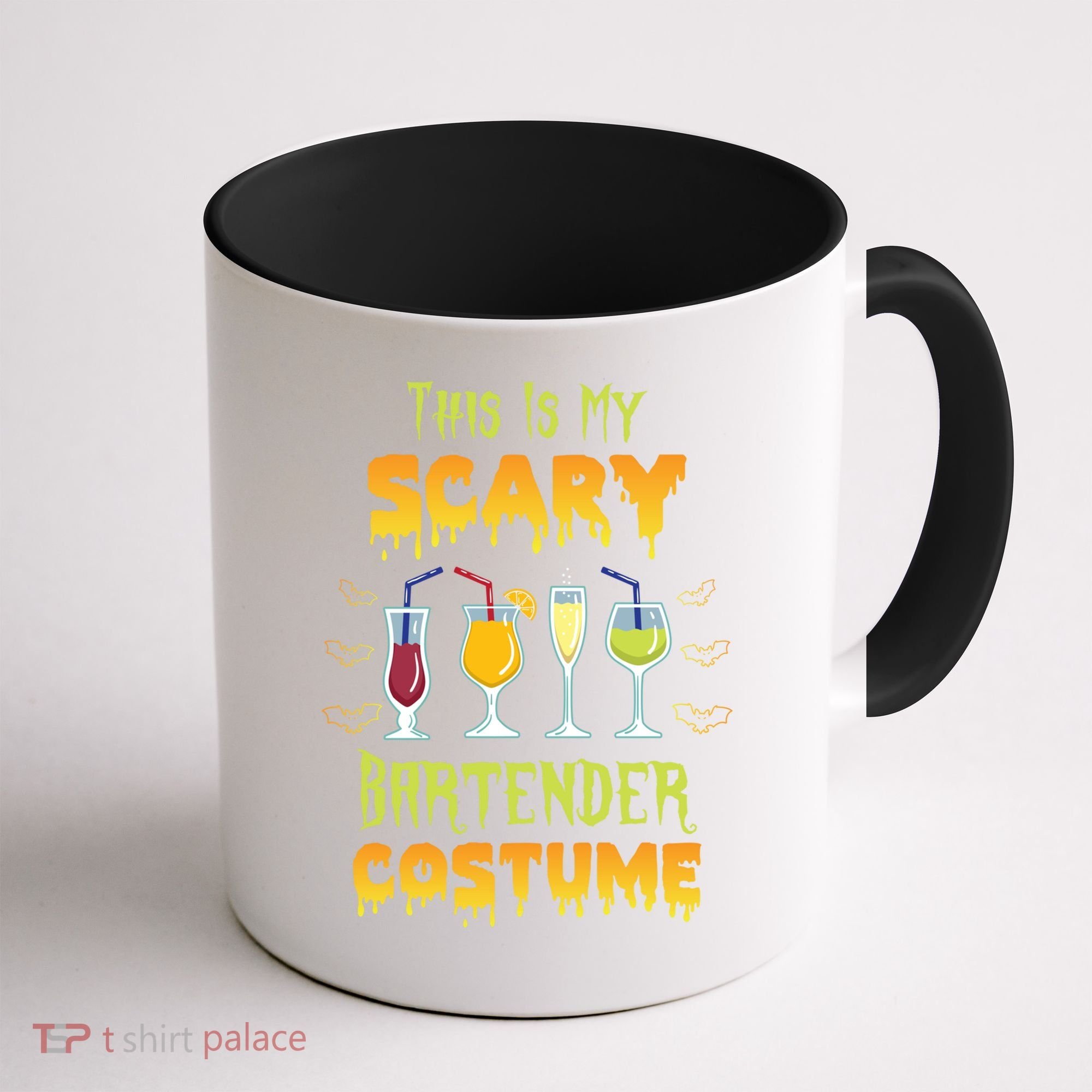 This Is My Scary Bartender Costume Halloween Bartender Cool Gift Coffee Mug