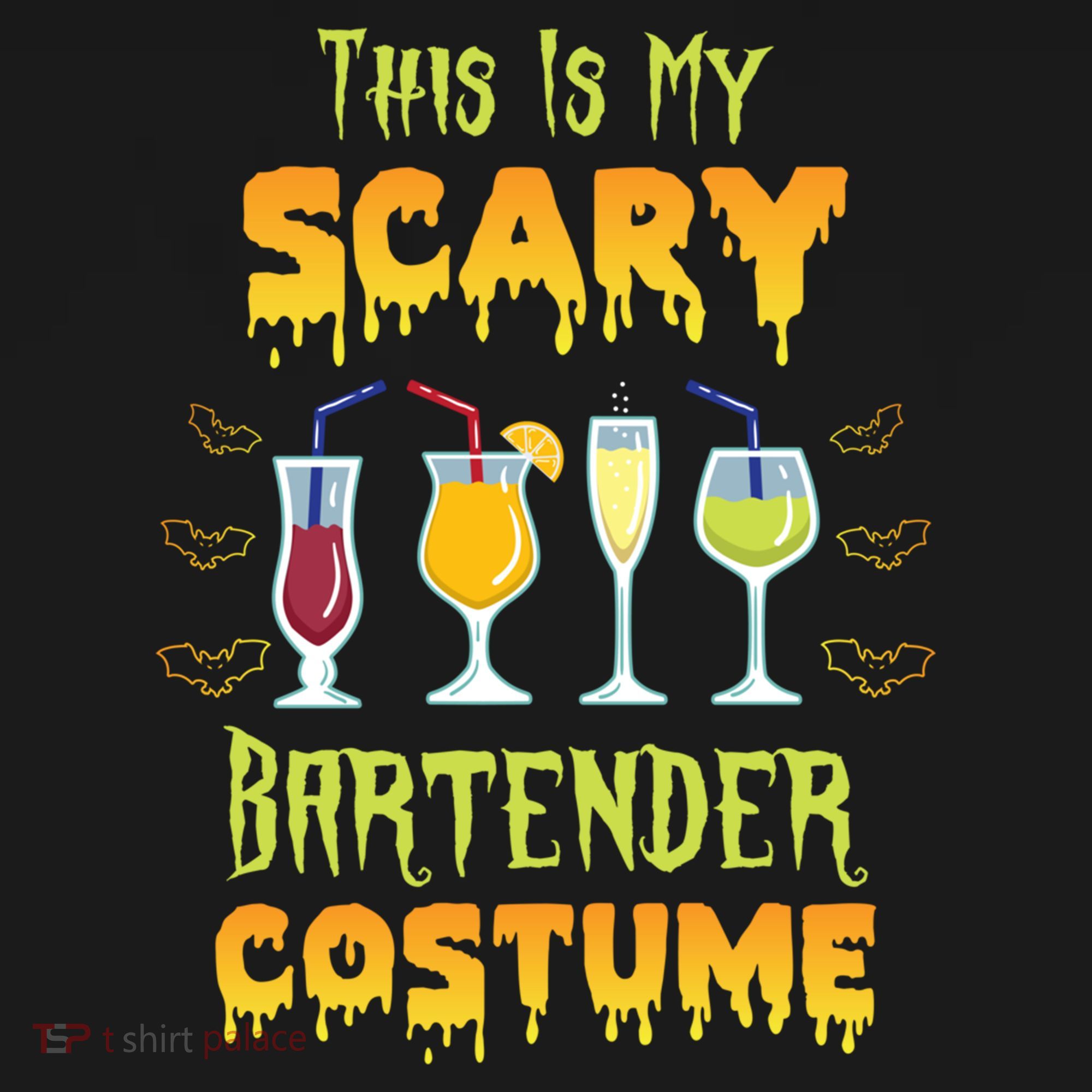 This Is My Scary Bartender Costume Halloween Bartender Cool Gift Women's Hoodie
