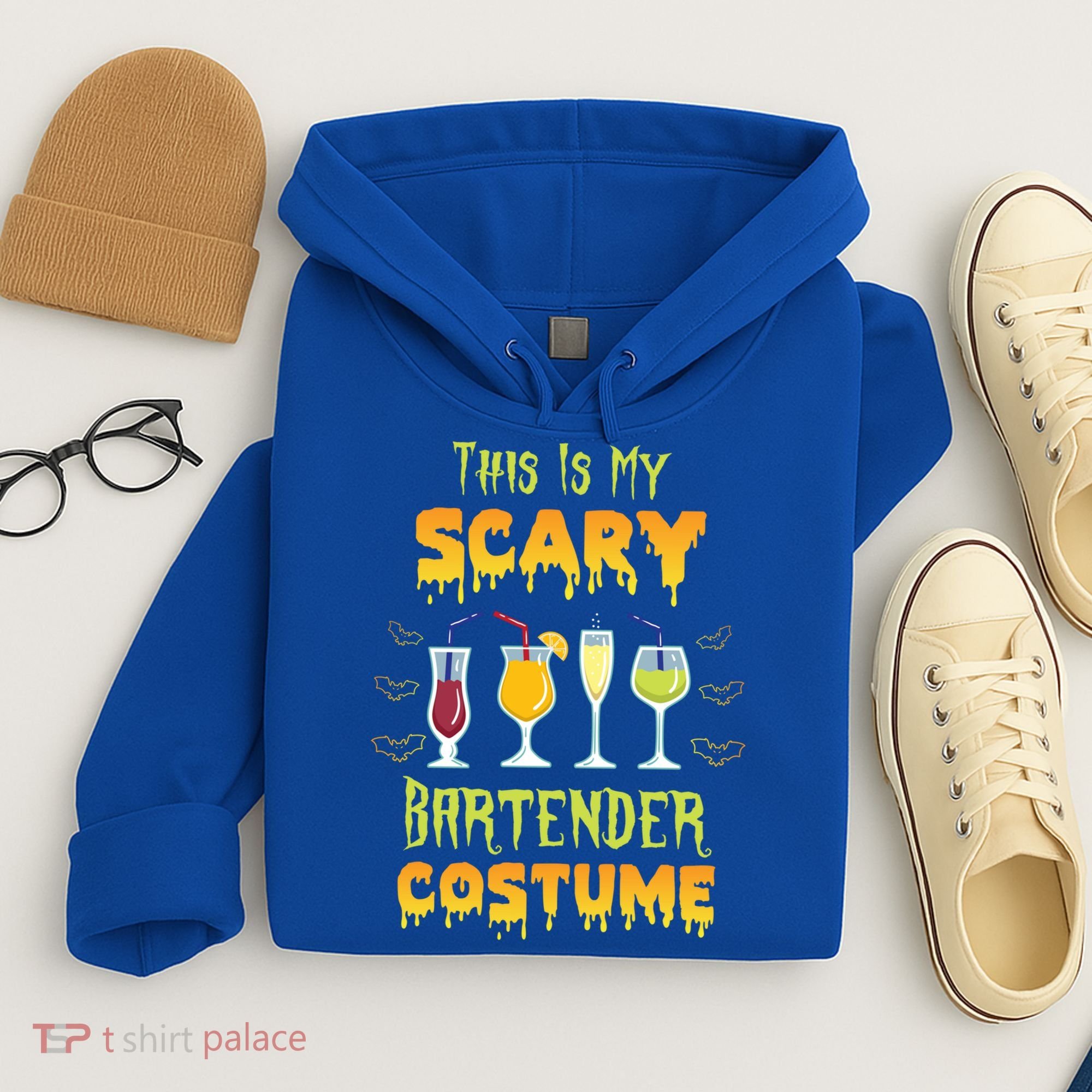 This Is My Scary Bartender Costume Halloween Bartender Cool Gift Hoodie