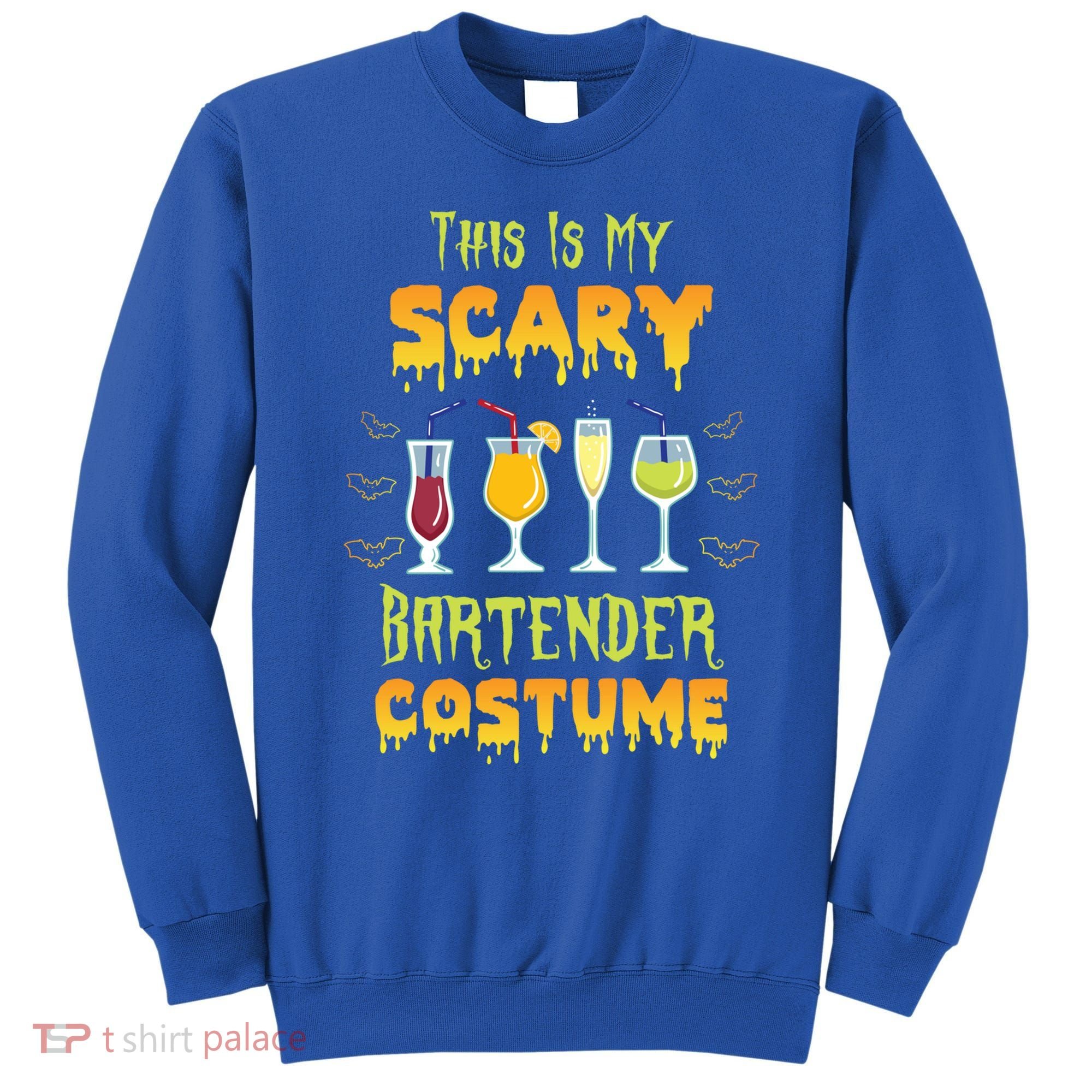 This Is My Scary Bartender Costume Halloween Bartender Cool Gift Sweatshirt