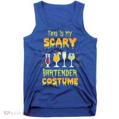 This Is My Scary Bartender Costume Halloween Bartender Cool Gift Tank Top