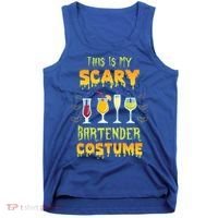 This Is My Scary Bartender Costume Halloween Bartender Cool Gift Tank Top thumb 0