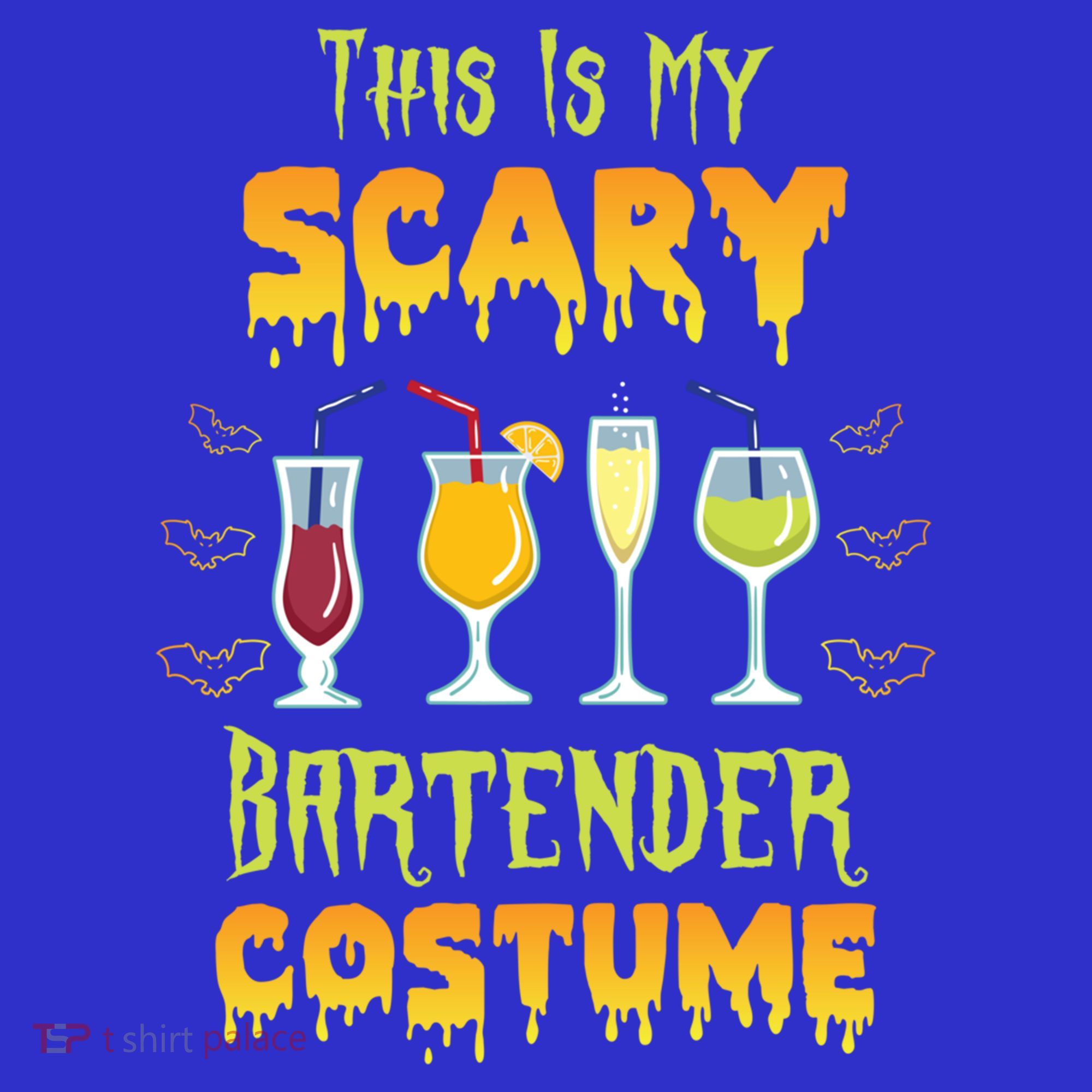 This Is My Scary Bartender Costume Halloween Bartender Cool Gift Visor