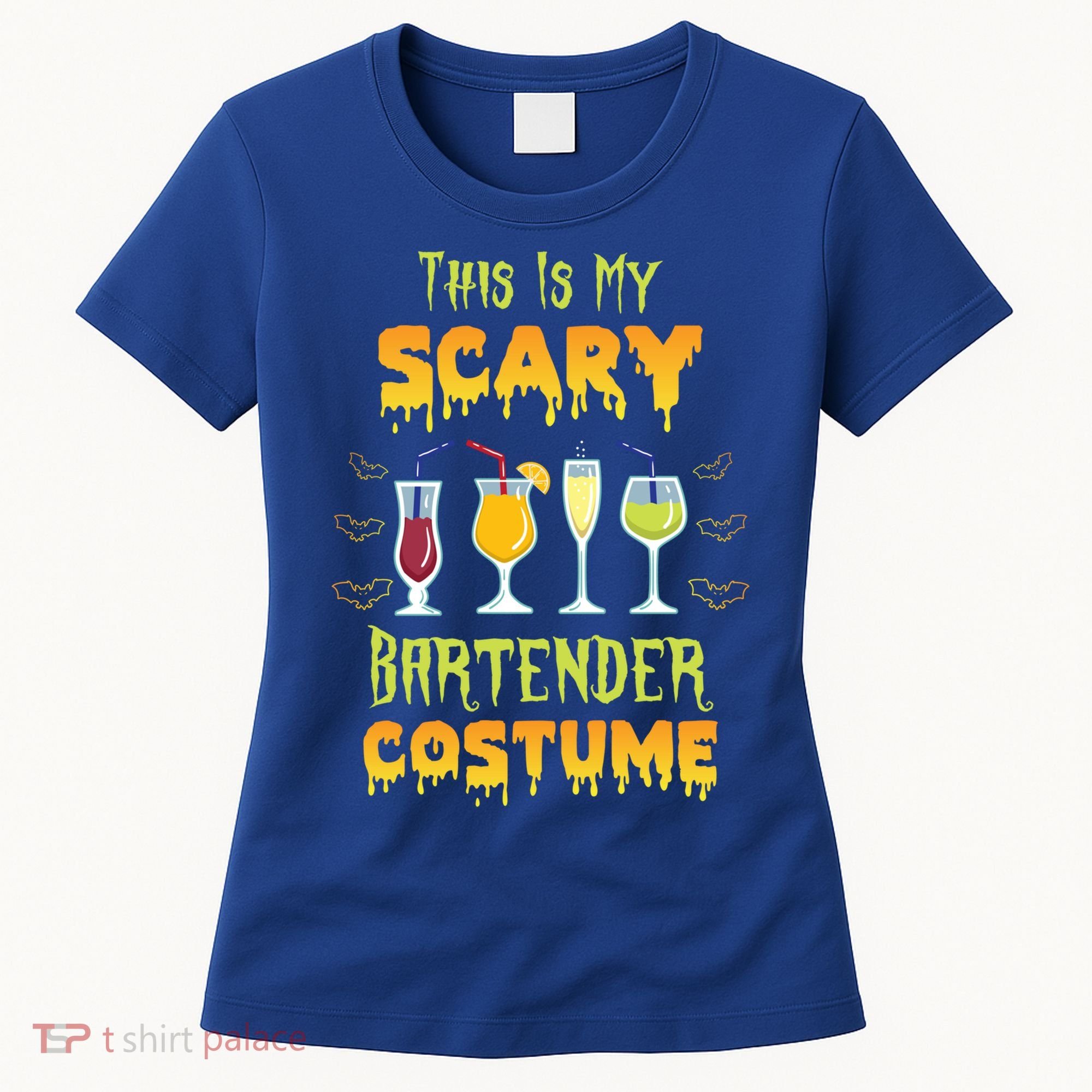 This Is My Scary Bartender Costume Halloween Bartender Cool Gift Women's T-Shirt
